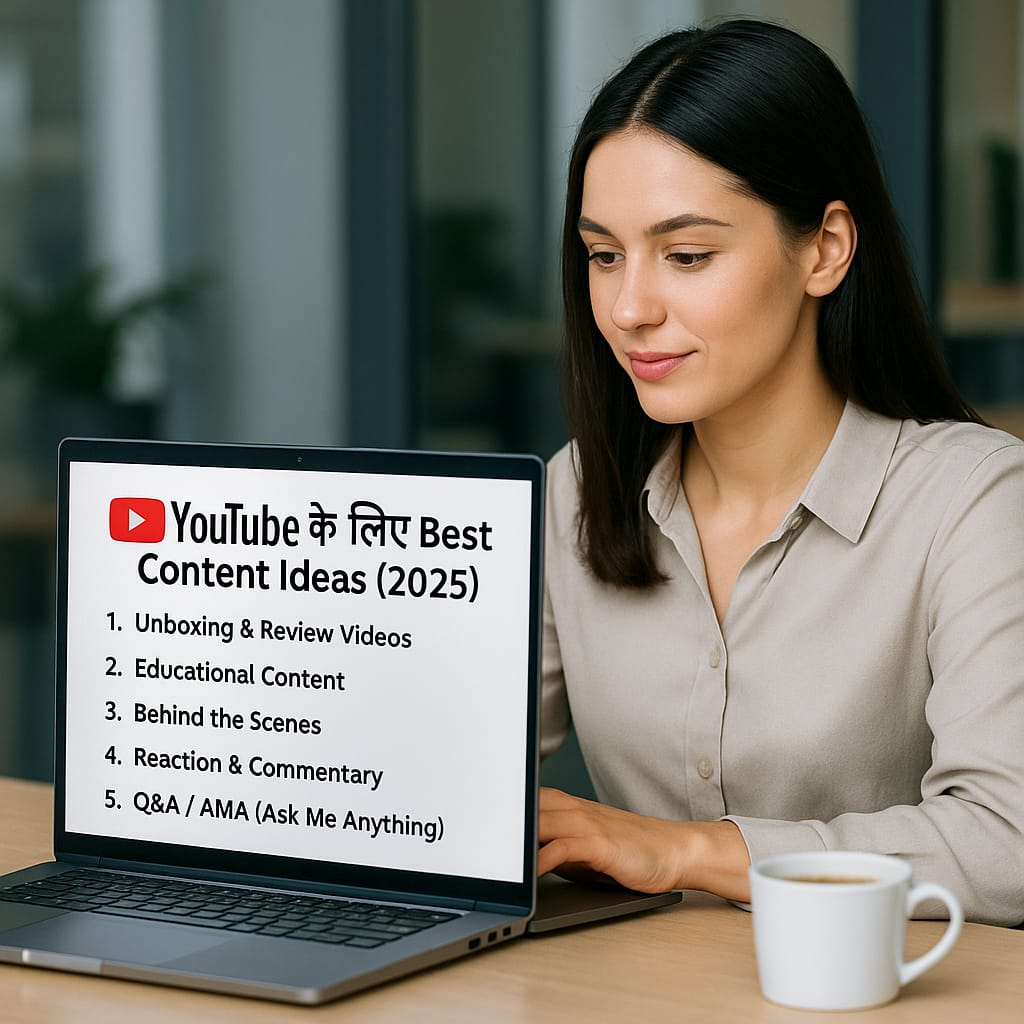 YouTube के लिए Best Content Ideas (2025)