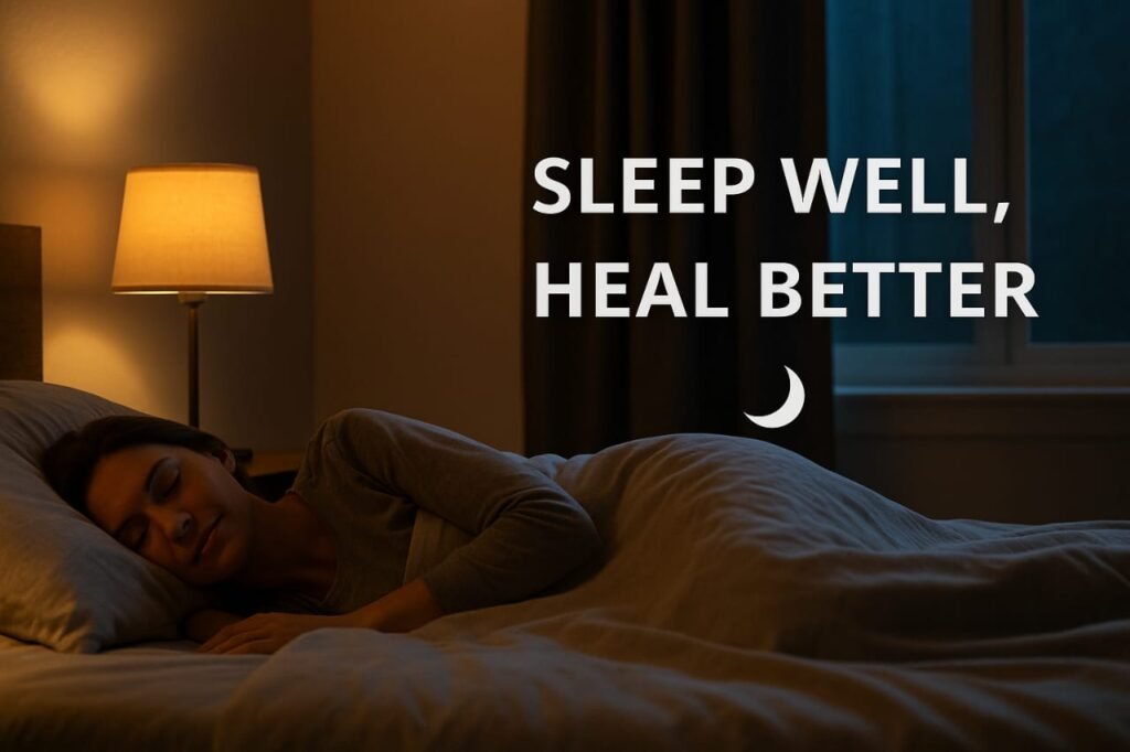 Simple Health Tips “Sleep Well, Heal Better ”