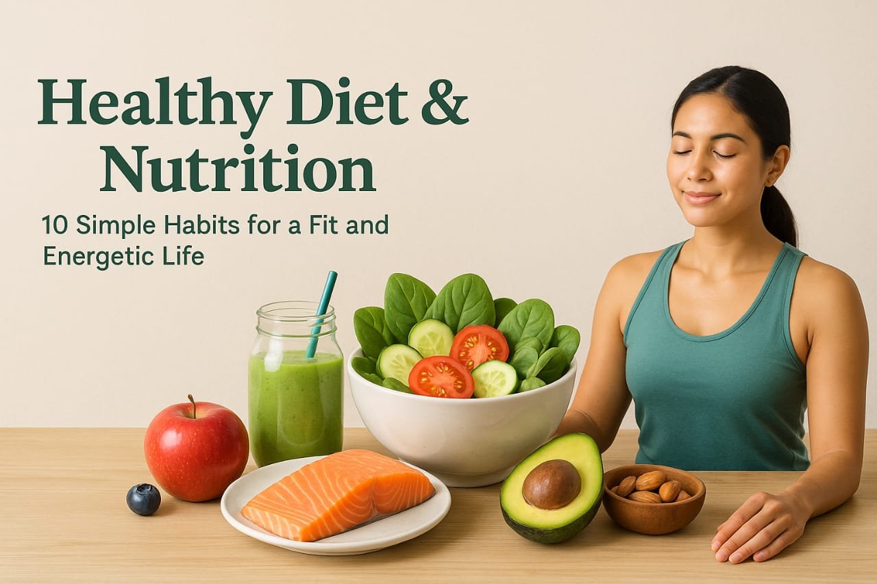 Healthy Diet & Nutrition: 10 Simple Habits for a Fit and Energetic Life